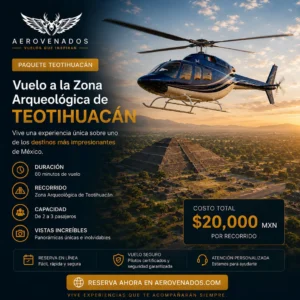 Paquete 2 - Vuelo México Teotihuacán
