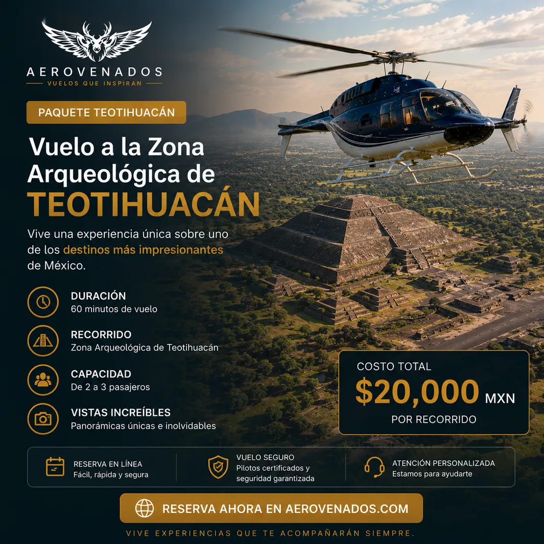 Vuelo Teotihuacán