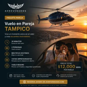 Paquete 2 - Vuelo Tampico en Pareja