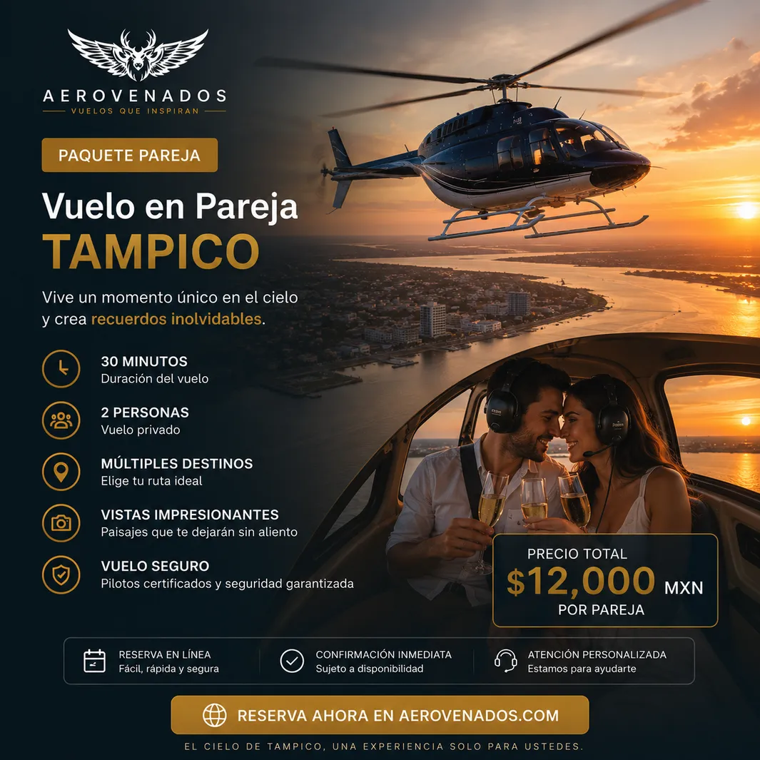 Vuelo Tampico en Pareja